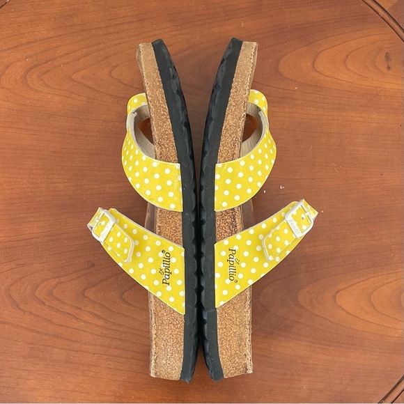 Birkenstock Papillio Yellow Polka Dot Mayari Strap Sandals | EU 40 - Picture 7 of 9